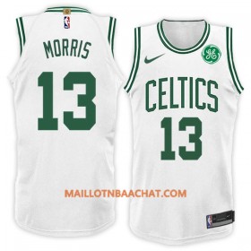 Maillot NBA Boston Celtics Marcus Morris 13 Nike 2017-18 Blanc Swingman - Homme